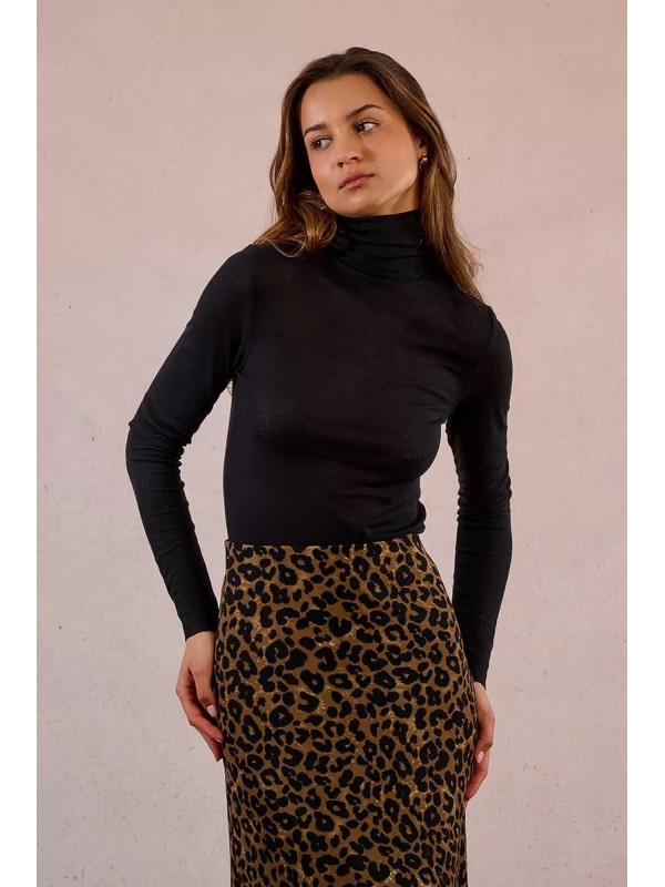 Sous-pull fin col roulé