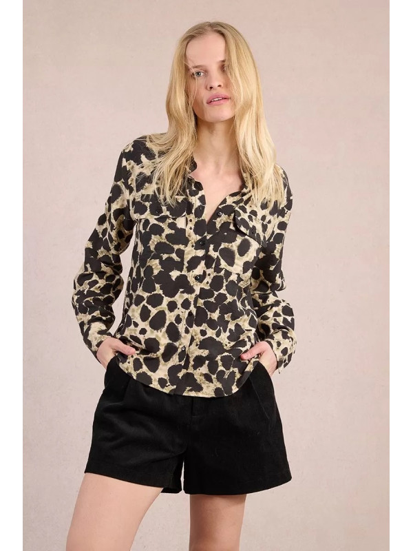 Chemise imprimé tachiste