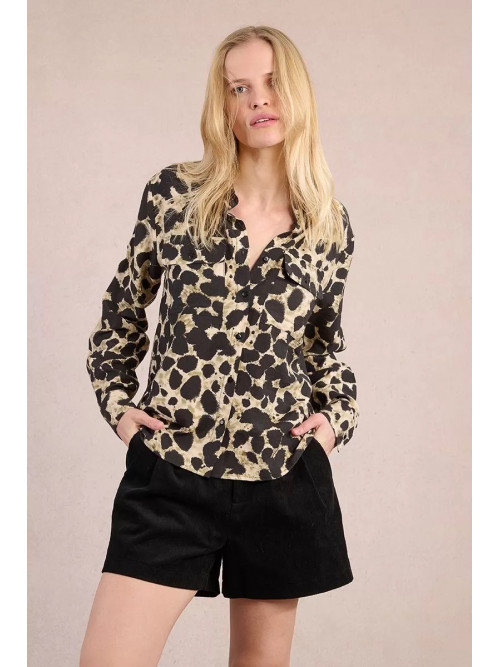 Chemise imprimé tachiste