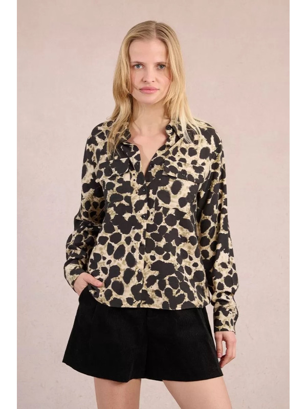 Chemise imprimé tachiste