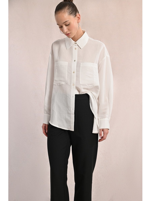 Pantalon droit uni