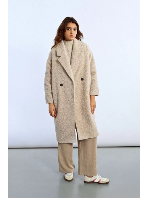 Manteau long doublé