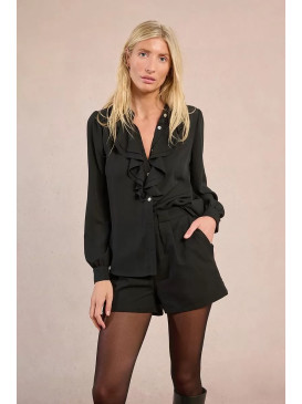 Chemise en voile volantée...