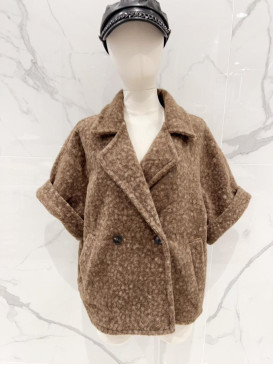 Veste courte façon laine...