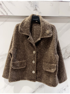 Veste façon laine bouillie...