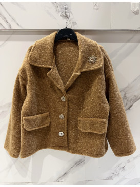 Veste façon laine bouillie...