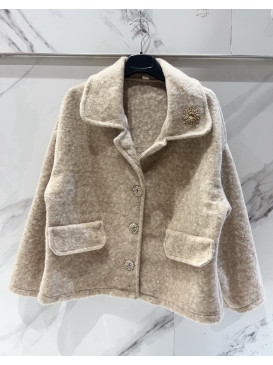 Veste façon laine bouillie...