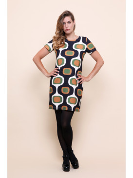 Robe rétro 70's motifs...