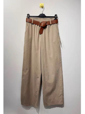 Pantalon large en velours...