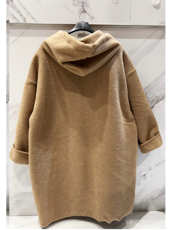 Manteau 3/4 à capuche