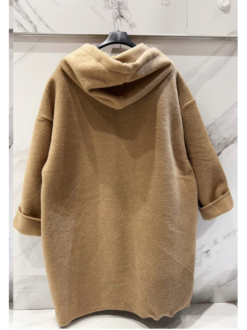 Manteau 3/4 à capuche
