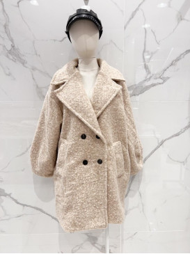 Manteau 3/4 doublé - Beige