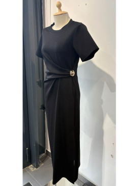 Robe longue drapée à la...