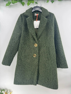 Manteau 3/4 doublé - Kaki