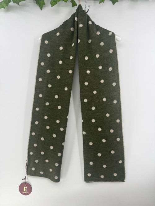 Echarpe à pois réversible