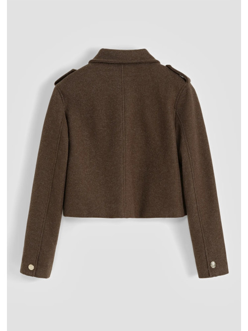 Veste cropped style officier