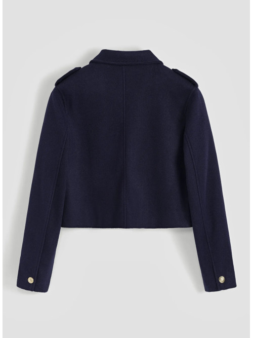 Veste cropped style officier