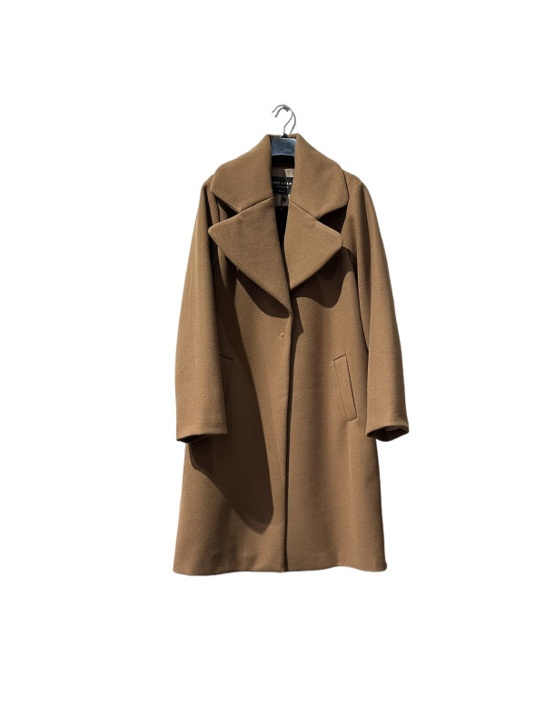 Manteau long à grand col