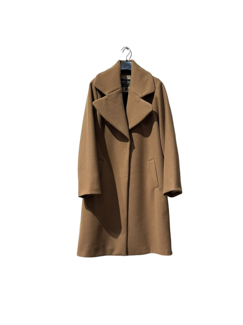 Manteau long à grand col