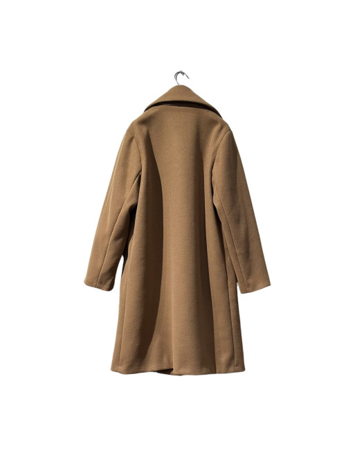 Manteau long à grand col