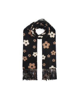 Écharpe fleurs seventies...