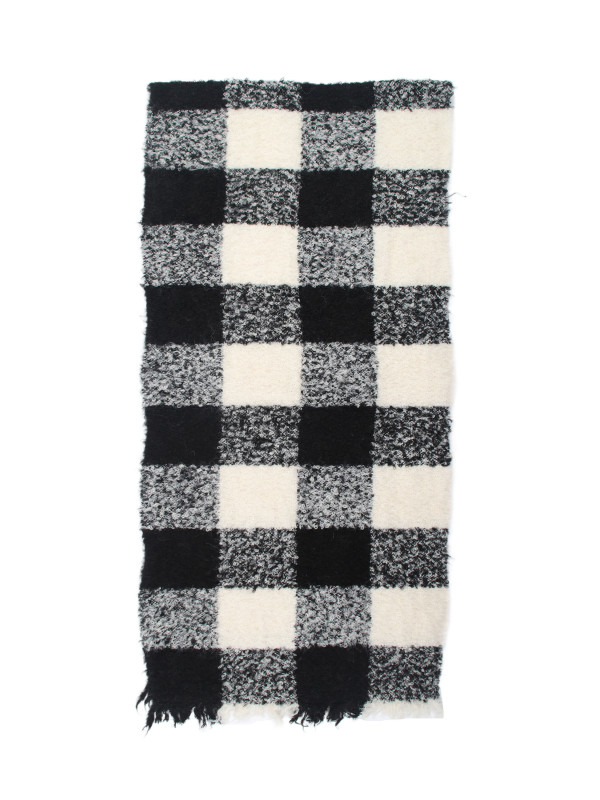 Écharpe à carreaux douce et chaude