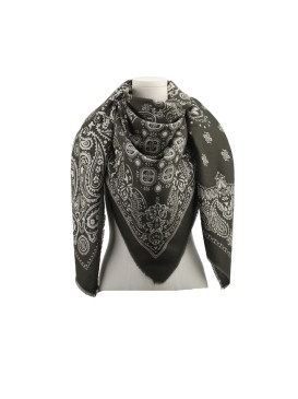 Carré bicolore impression...