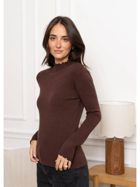 Sous pull à col bouillonné...