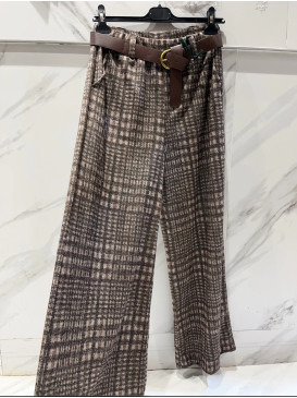 Pantalon doux et large à...