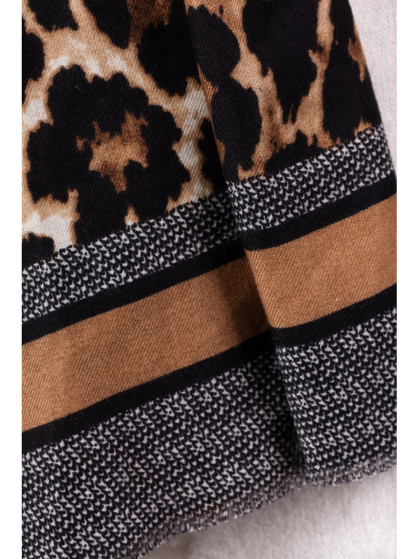 Foulard imprimé léopard