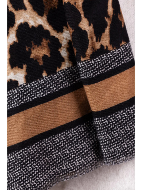 Foulard imprimé léopard