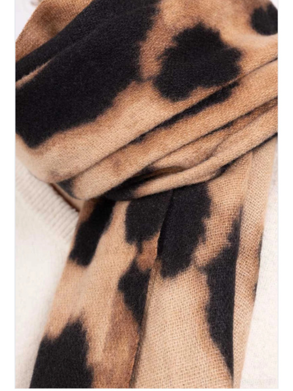 Écharpe douce et chaude imprimé léopard