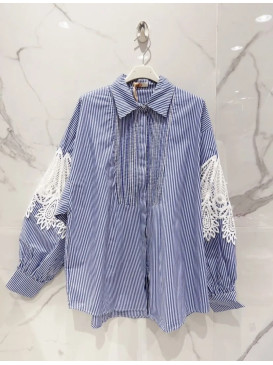 Chemise rayée manches...