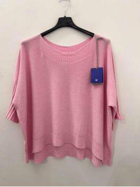 Pull court large sans laine...