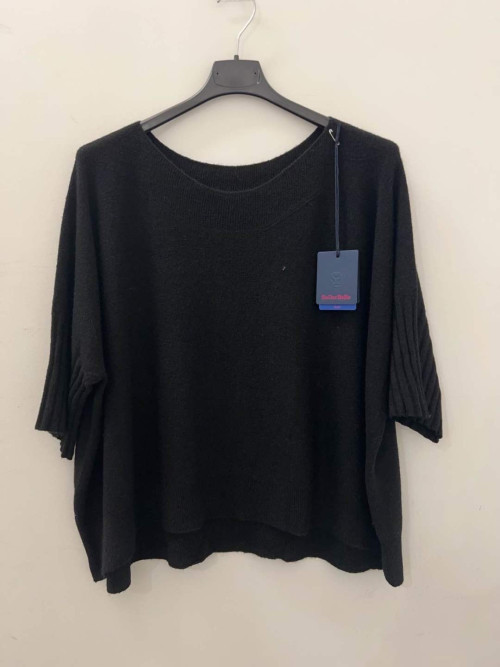 Pull court large sans laine manches 3/4