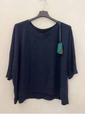 Pull court large sans laine...