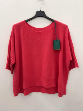 Pull court large sans laine...