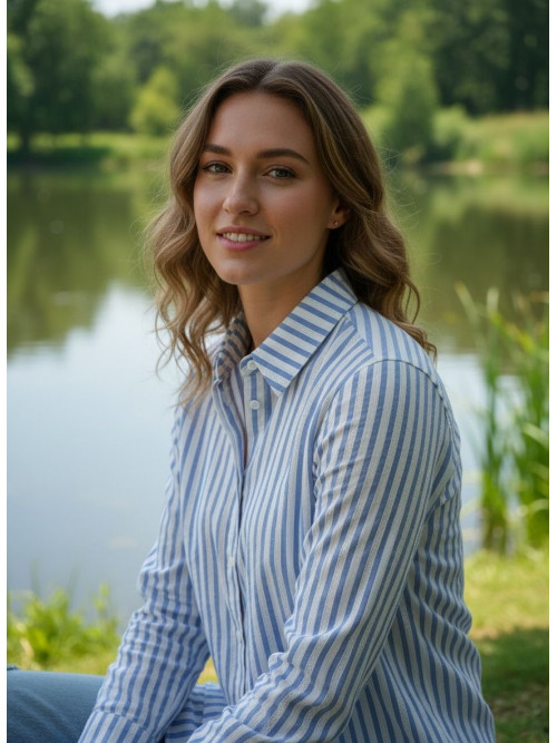 Chemise liquette rayée