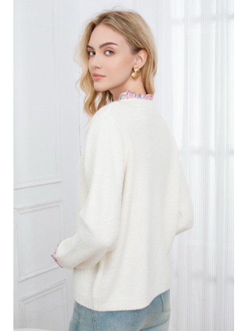 Gilet bords imprimés Liberty