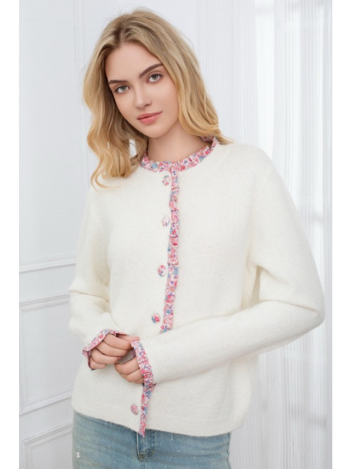 Gilet bords imprimés Liberty