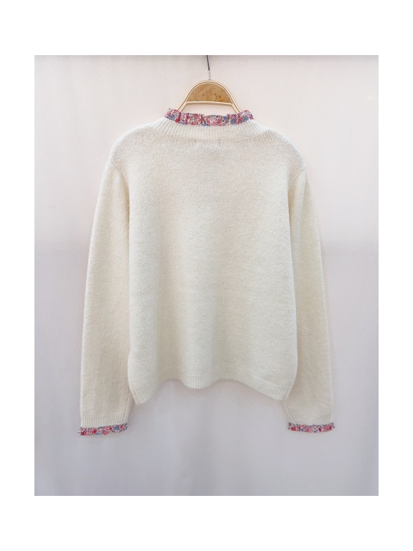 Gilet bords imprimés Liberty