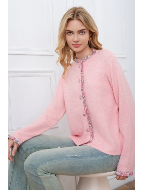 Gilet bords imprimés Liberty