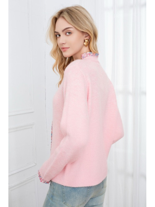 Gilet bords imprimés Liberty