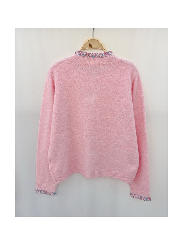 Gilet bords imprimés Liberty