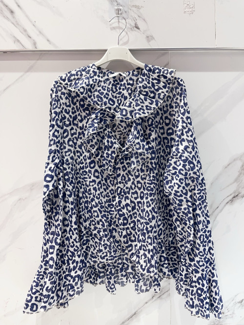 Chemise légère imprimé léopard