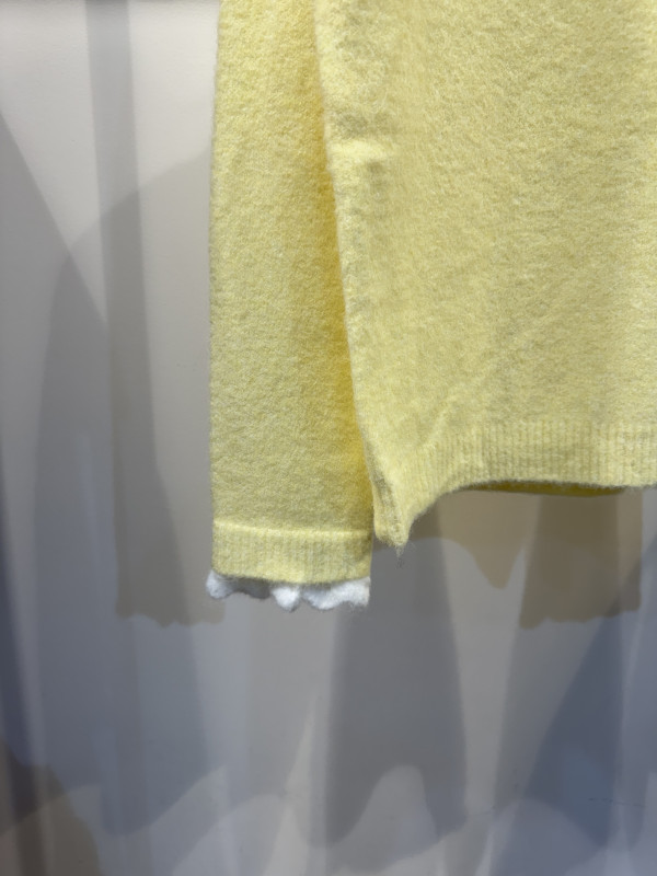 Pull en maille col montant en maille