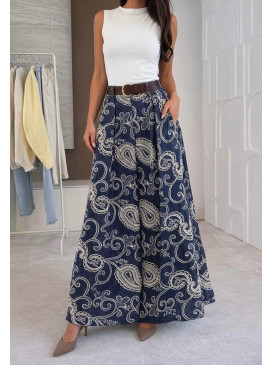 Pantalon brodé arabesques...