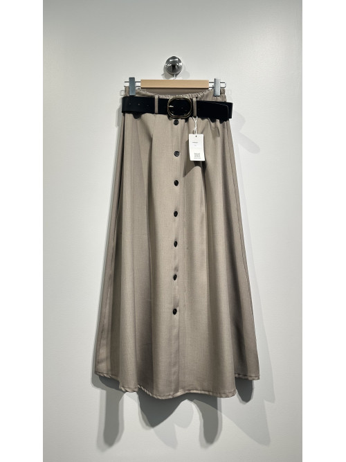 Jupe longue évasée et fluide