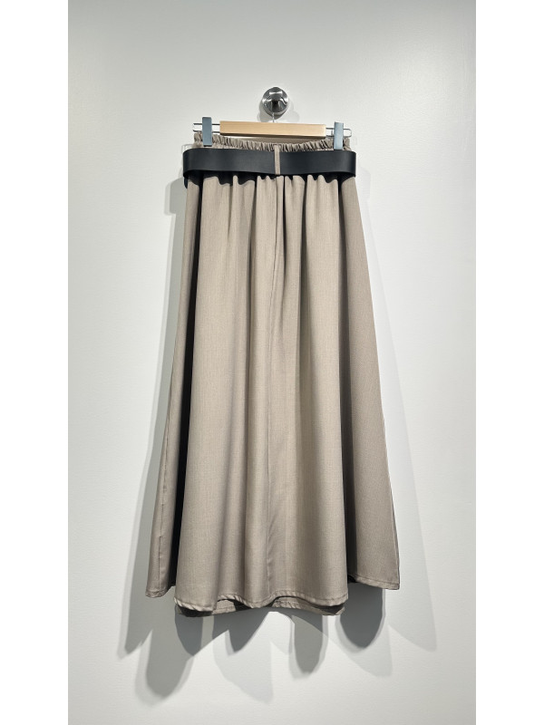 Jupe longue évasée et fluide