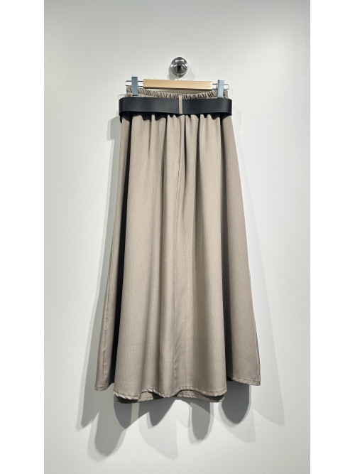 Jupe longue évasée et fluide